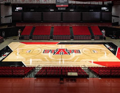 Arkansas State reveals new basketball court and upgrades