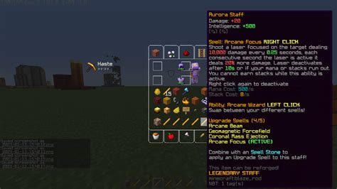 [ITEM REVAMP] Aurora Staff | Introducing Spell Stones, Better than Hyperion | Hypixel ...