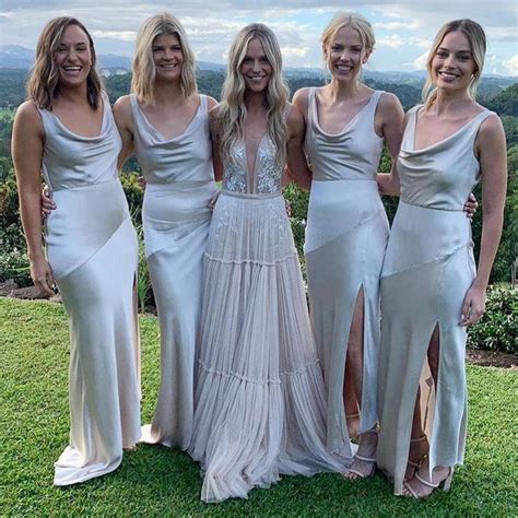 Margot Robbie serves as a bridesmaid at a friend’s wedding in Byron Bay ...