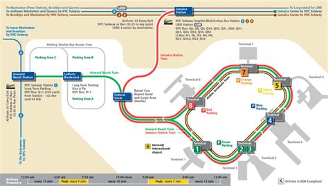 Transit Maps: Official Map: JFK Airport AirTrain Map, New York, 2011