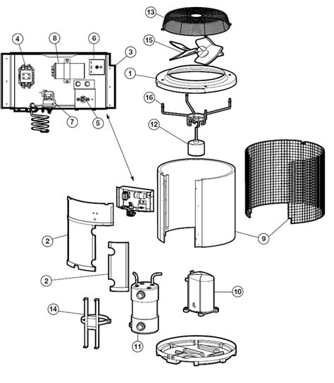 Hayward HeatPro® HP380, HPABG Heat Pump Parts