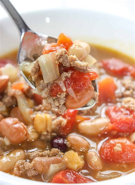 Instant Pot Beef and Bean Soup - Kiss Gluten Goodbye