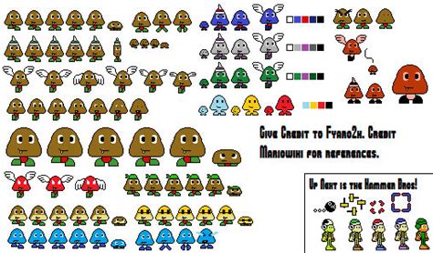 Custom Goomba sprites by LuvFyaro on DeviantArt