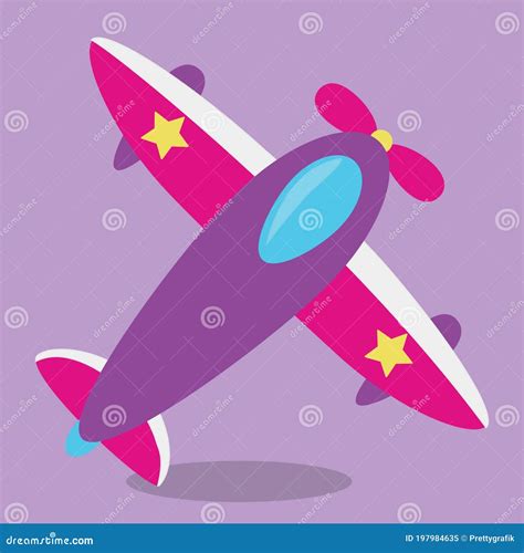 Girl pilot plane 06 stock vector. Illustration of girl - 197984635