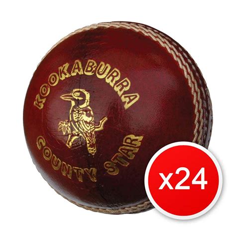 24 Pack Kookaburra County Star Cricket Balls