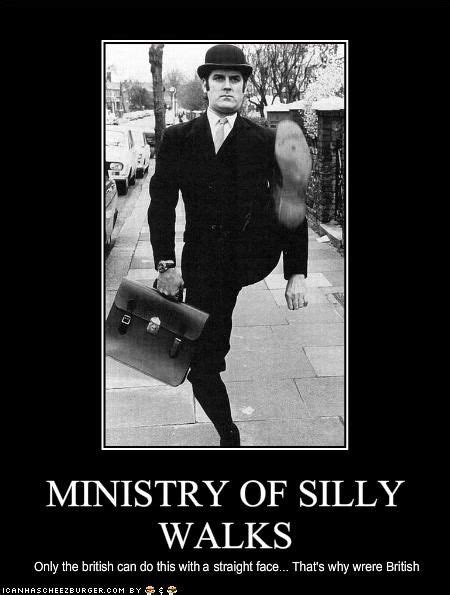 ministry of silly walks British Humor, British Comedy, English Comedy, Monty Python Flying ...