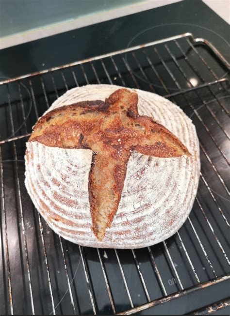 My first ever sourdough bread using Joshua Weissman's recipe. Must say I'm quite happy! : r ...