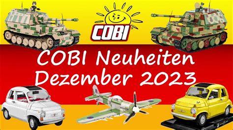 Cobi Neuheiten Dezember 2023 - Super-Bricks - YouTube