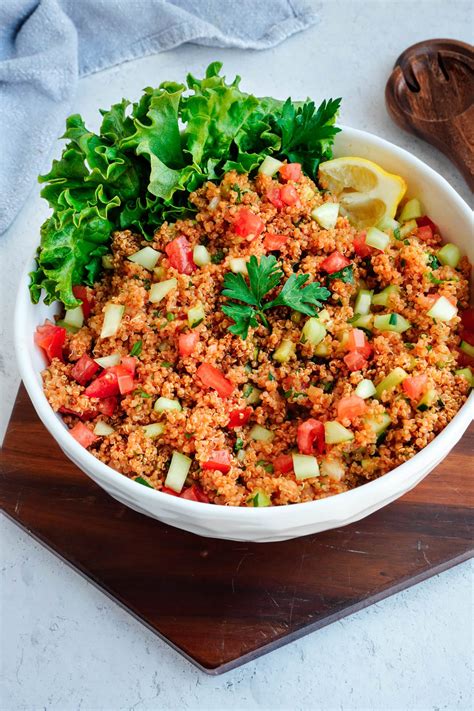 Quinoa Kisir Salad Recipe - Posh Plate