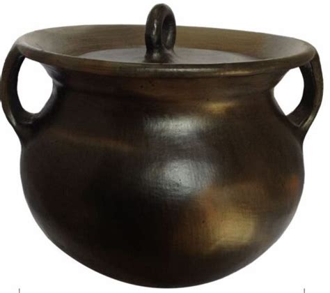 Buy Online Black Cooking Pot-Black Pottery | MugaSilk