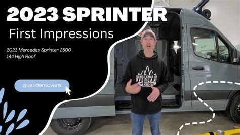 2023 Mercedes Sprinter 2500 First Impressions - YouTube