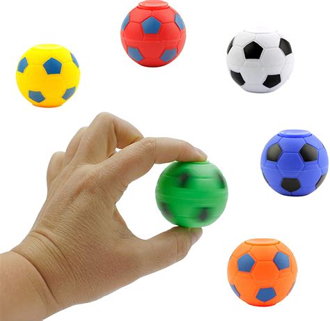 1.4 inch Fidget Spinner Balls - 25 pcs Fidget Spinner Pack - Soccer Fidget Spinners for Kids ...