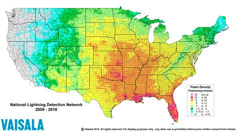 NWS Pueblo Lightning Page - CG Flash Density Maps