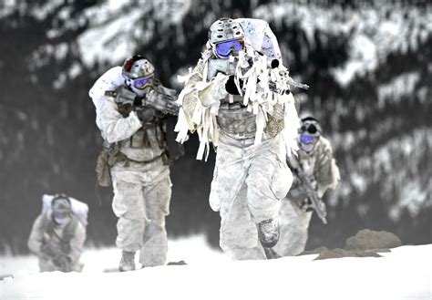 #military, #Navy SEALs, #winter, #snow, #Mk 18 Mod 0, #FN SCAR | Wallpaper No. 171695 | Us navy ...