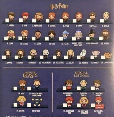 Coles Magical Builders Harry Potter Collectibles ~Choose your OWN ...