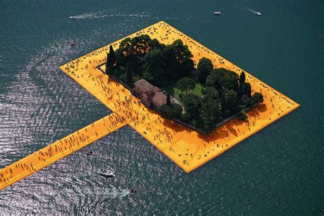 Christo’s Amazing Floating Piers Opens On Lake Iseo, Italy