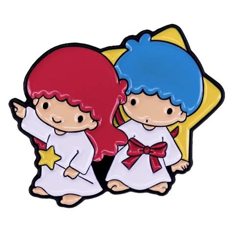 Little Twin Stars 'Kiki and Lala' Enamel Pin - Distinct Pins