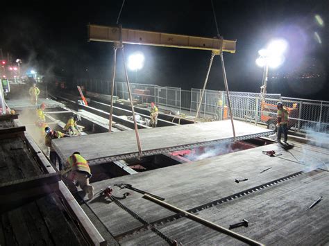 L.B. Foster steel grid bridge decking for the rehabilitation of the New ...