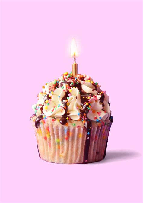 Birthday Cake Cupcakes - The Scranline