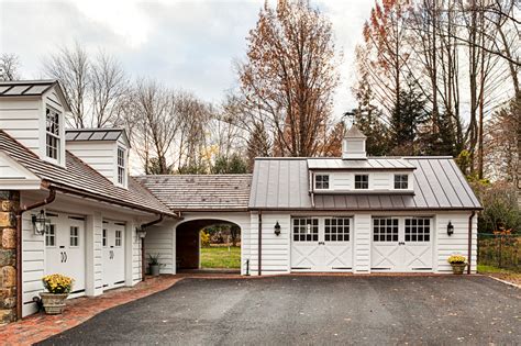 Haverford, PA Garage and Workshop Renovation - Farmhouse - Garage - Philadelphia - by Rudlo ...