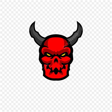 Demon Mascot Clipart PNG Images, Demon Skull Mascot Esport Logo Icon ...