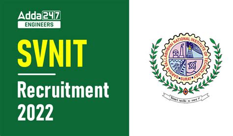 SVNIT Recruitment 2022, Apply Online for Engineering Vacancies