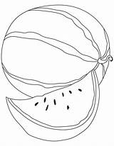 Watermelon Fruit coloring Page  Download Print Or Color Online For Free sketch template