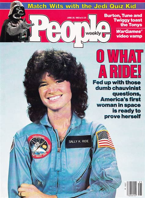 Sally Ride, People Magazine, April 1983 - a photo on Flickriver