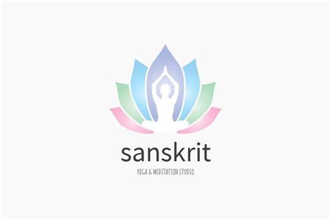 Sanskrit Yoga Logo | Yoga logo, Sanskrit, ? logo