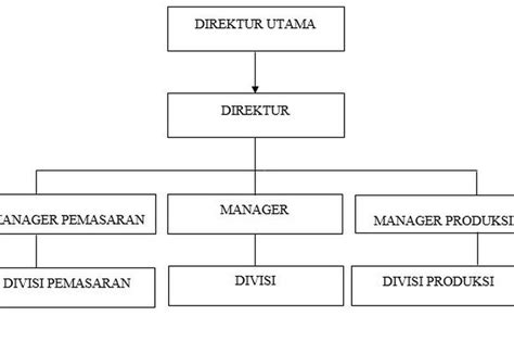 Contoh Struktur Organisasi Perusahaan Sederhana Set Kantor Images ...