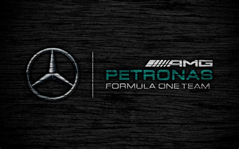 Mercedes-AMG Petronas, 4k, logo, F1 teams, F1, Mercedes-AMG F1 flag ...