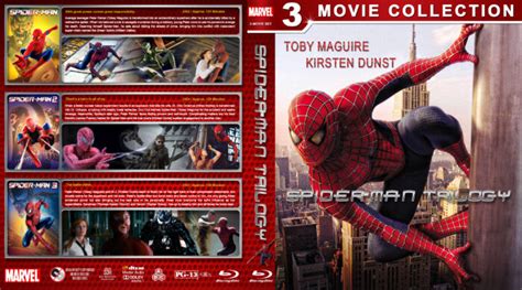 Spider-Man Trilogy Custom Blu-Ray Cover V2 - DVDcover.Com