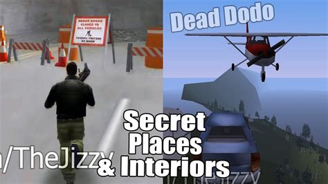 GTA 3 Secret Places and Hidden Interiors - YouTube