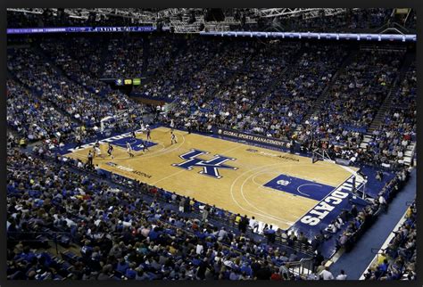 University of Kentucky's basketball court. Found on Google.