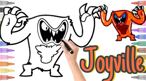 Joyville coloring pages / How To Color Wooly Bully from Joyville / NCS - YouTube