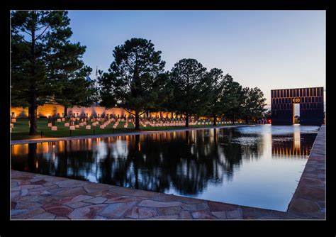 Oklahoma City Memorial at Night | RobsBlogs