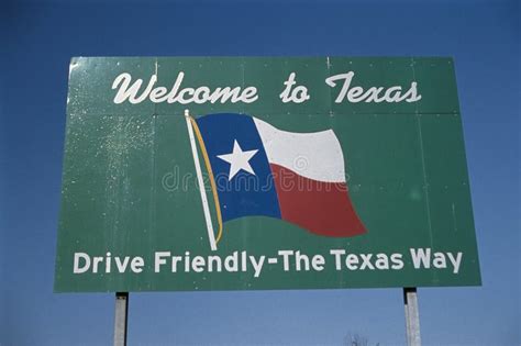 Welcome to Texas sign stock photo. Image of horizontal - 23151450