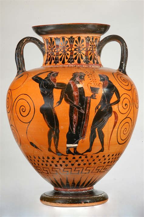 Amphora | Greek (Attic ) | Archaic 540 b.C. - 530 b.C. | Museum of Cycladic Art | Ancient greece ...