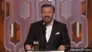 Ricky Gervais Funny because it's true on Make a GIF