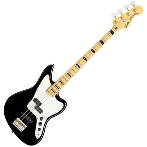 Fender Modern Player Jaguar Bass Guitar, Black at Gear4music