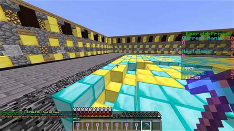 Emerald Prison - Minecraft OP Prison Server - YouTube