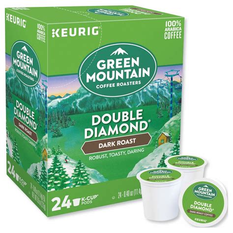 GREEN MOUNTAIN COFFEE, Double Black Diamond Extra Bold, Pod Beverage ...