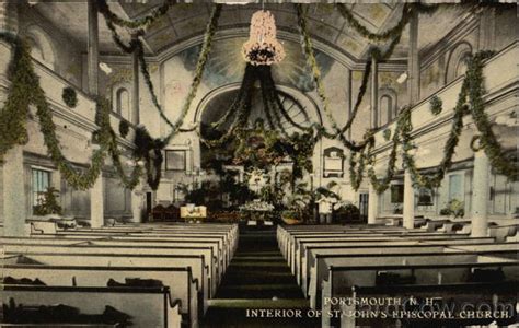 Interior of St. John's Episcopal Church Portsmouth, NH