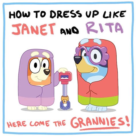 Bluey Grannies Dress-Up Guide