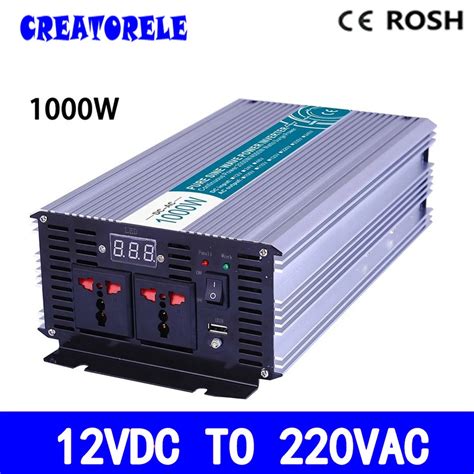 P1000 122 pure sine wave 1000w iverter 12 voIt 220 voIt voItage ...