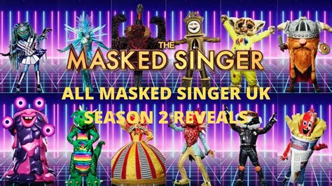 All Masked Singer UK Reveals (Season 2) - YouTube