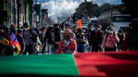 Colombian social leaders walked 15 days and 600 km to demand the right ...