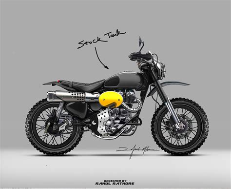 Royal Enfield SCRAMbler on Behance