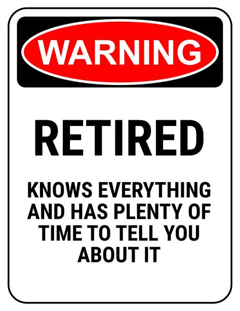 Free Printable Retirement Signs | Template Business PSD, Excel, Word, PDF