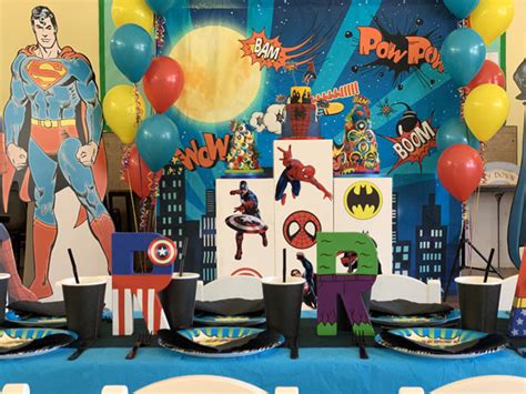 Superhero Party Theme | Mini Maniacs